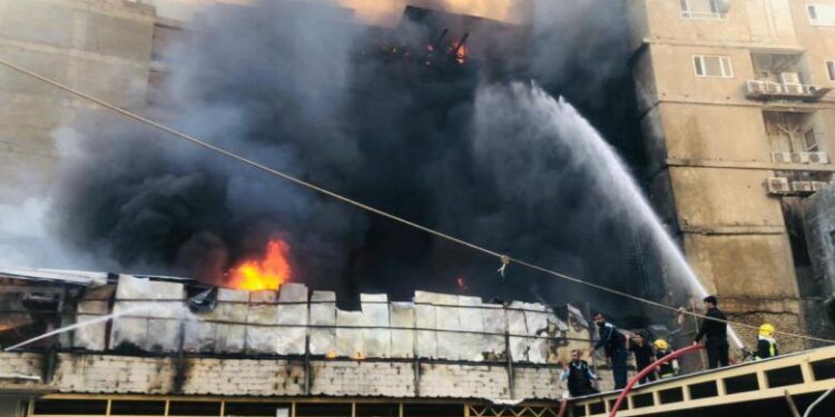 آتش سوزی در کربلای معلی مهار شد