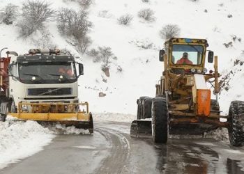برفروبی بیش از 3 هزار کیلومتر باند در کردستان