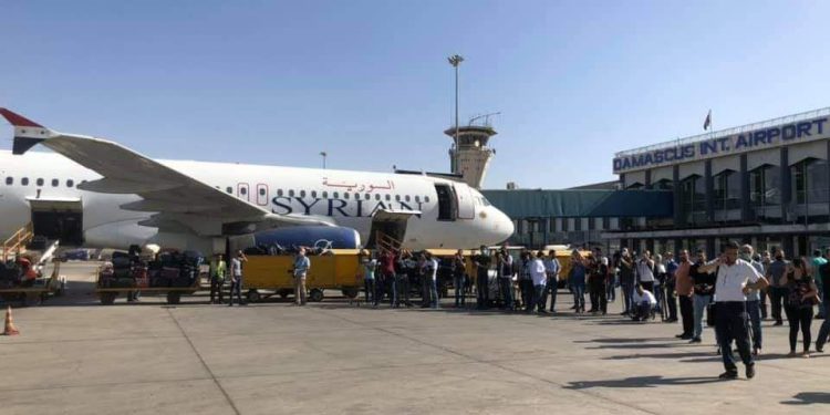 فعالیت فرودگاه دمشق از سرگرفته شد