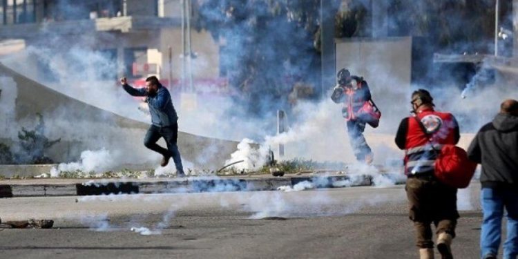 دهها فلسطینی در درگیریهای امروز نابلس زخمی شدند