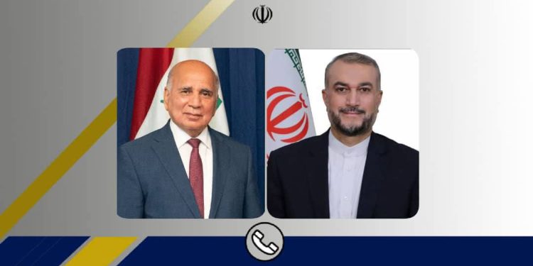 گفت‌وگوی تلفنی وزرای خارجه ایران و عراق