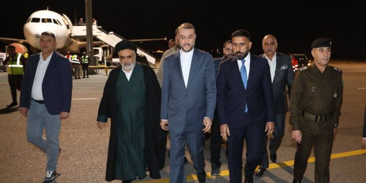 وزیر امور خارجه ایران وارد نجف اشرف شد