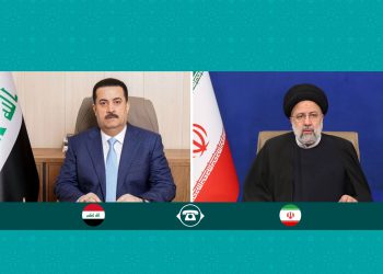 در گفت‌وگوی تلفنی با نخست وزیر عراق؛ تاکید آیت‌الله رئیسی بر لزوم تقویت همکاری‌ها ایران و عراق در حوزه‌های مختلف