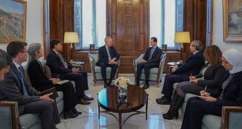 گفتگوی کمیسر عالی سازمان ملل و بشار اسد در خصوص اقدامات لازم برای بازگشت آوارگان سوری