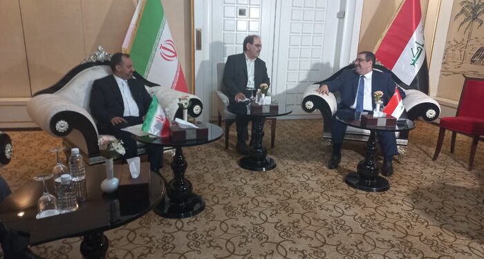 دیدار وزیر امور اقتصاد و دارایی ایران با همتای عراقی