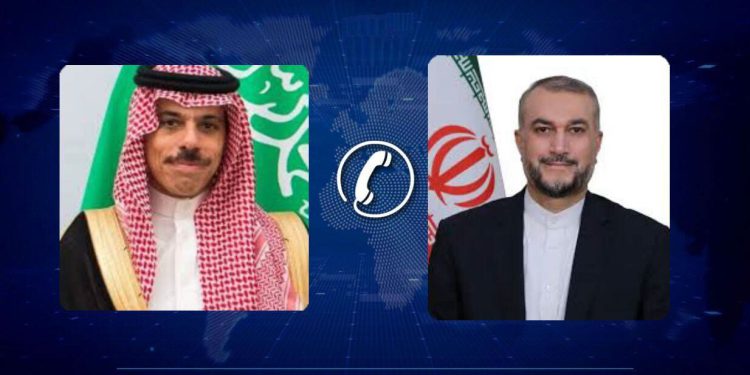 وزیر خارجه عربستان ماه مبارک رمضان را به امیرعبداللهیان تبریک گفت