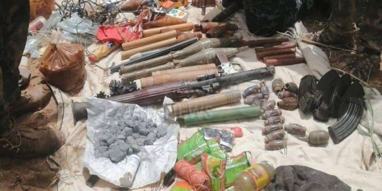 کشف انبار مهمات داعش در کرکوک توسط حشد الشعبی