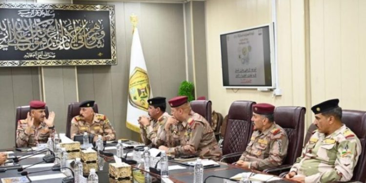 نشست فرماندهان ستاد عملیات مشترک عراق برای ارزیابی امنیت مرزها