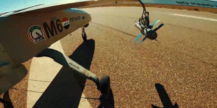 الحشد الشعبی از در اختیار داشتن پهپاد تهاجمی M6 خبر داد