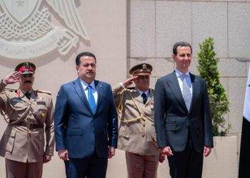 استقبال رسمی بشار اسد از نخست وزیر عراق