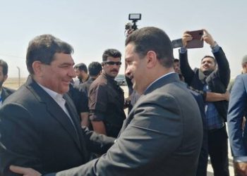 دیدار نخست وزیر عراق و معاون اول رئیس جمهور در نقطه صفر مرزی