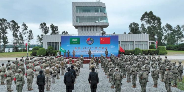 آغاز رزمایش مشترک دریایی چین و عربستان سعودی