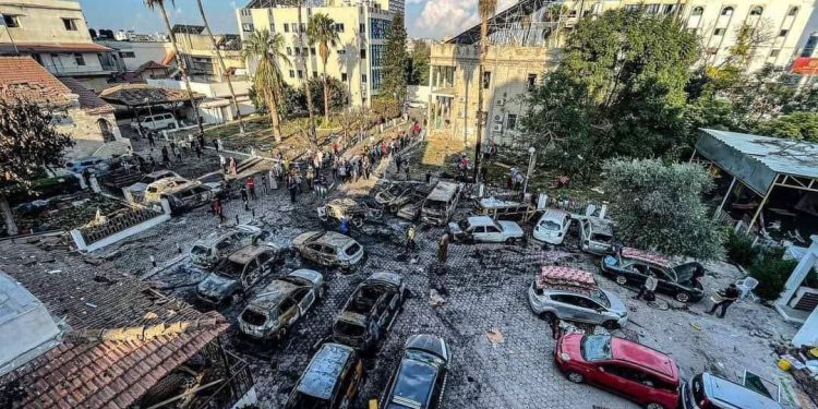 رژیم صهیونیستی بیمارستان «الشفاء» غزه را بمباران کرد