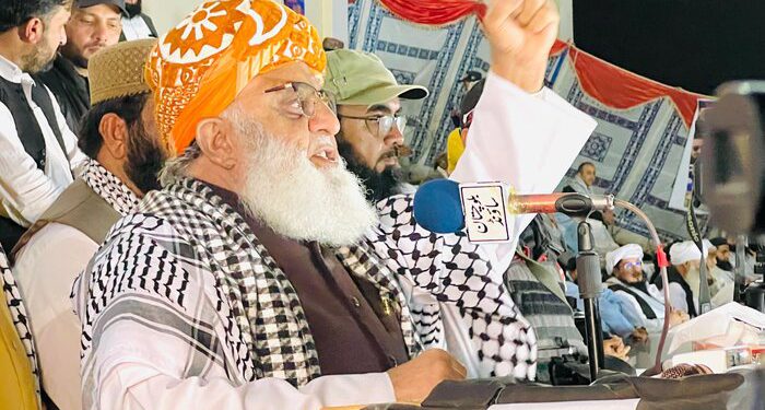 رهبر جمعیت علمای اسلام پاکستان راهی غزه شد