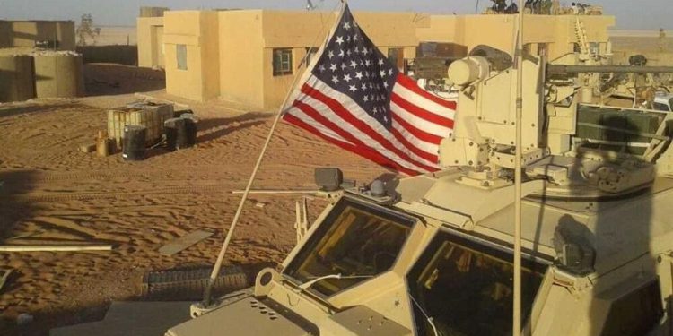 هدف قرار گرفتن پایگاه غیرقانونی آمریکا در عمق خاک سوریه