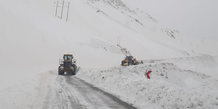 بارش یک متری برف در گردنه ژالانه/ بیش از ۲۰۰ خورودی گرفتار رهاسازی شد