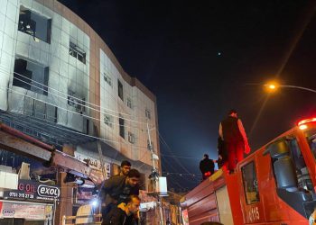 ۱۴ دانشجوی عراقی در آتش سوزی خوابگاهی در اربیل جان باختند