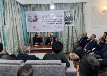 بررسی نقش فرماندهان شهید سلیمانی و ابومهدی المهندس بر جنگ غزه در بغداد