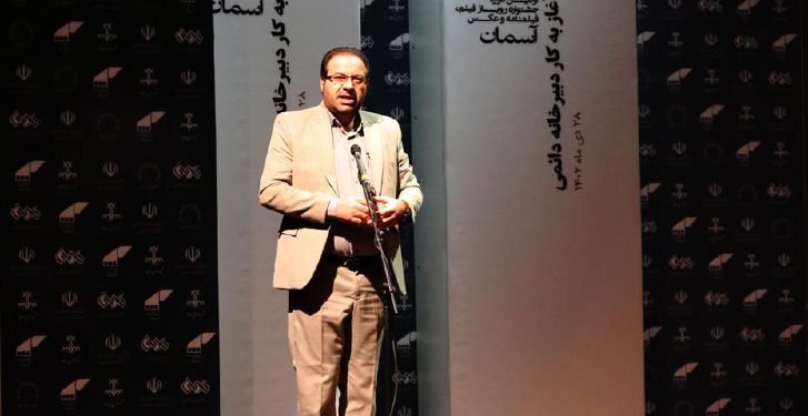 افتتاح دبیرخانه دائمی جشنواره فیلم روباز «آسمان» در مهاباد + تصاویر