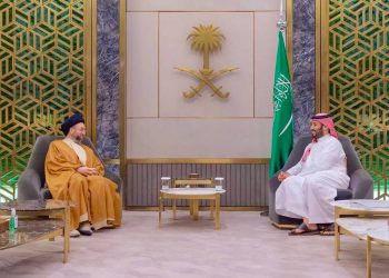 در دیدار با محمد بن سلمان: حکیم: پایان مأموریت ائتلاف بین‌المللی در خاک عراق را خواستاریم