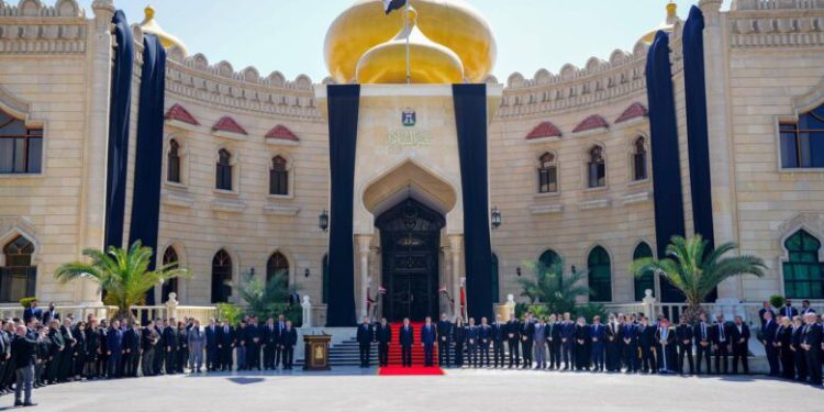 مراسم بزرگداشت شهدای حلبچه در کاخ ریاست جمهوری عراق