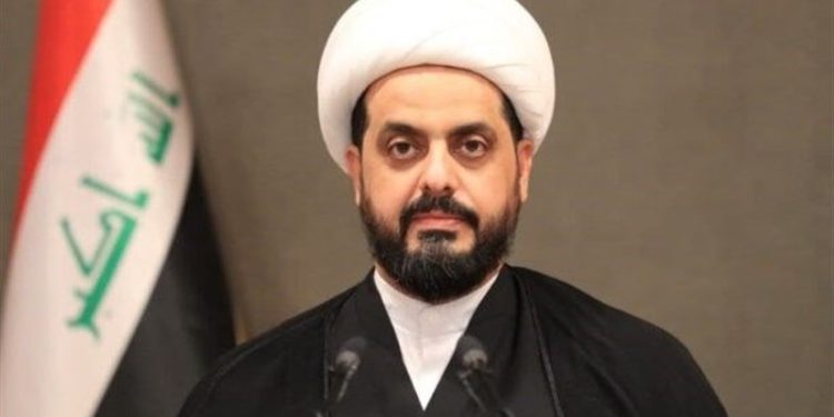 تاکید دبیرکل جنبش عصائب اهل الحق بر ضرورت اخراج نظامیان آمریکایی از عراق