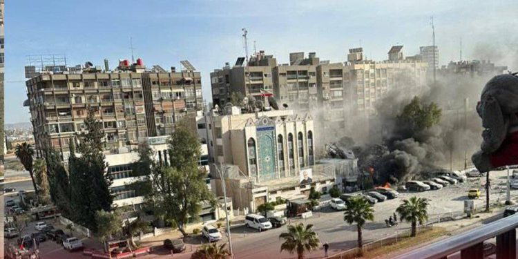 حمله رژیم صهیونیستی به ساختمان مجاور سفارتخانه ایران در دمشق