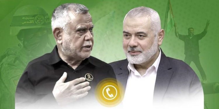 هنیه و العامری درباره آخرین تحولات سیاسی و میدانی مرتبط با جنگ غزه رایزنی کردند