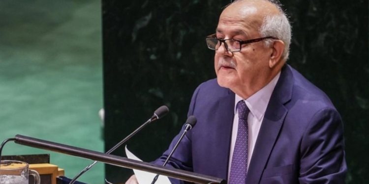 نماینده فلسطین در سازمان ملل: رهبران افراطی اسرائیل به صراحت میگویند که آنها یک نکبت دوم میخواهند