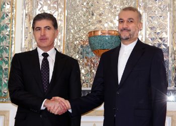 «نچیروان بارزانی» رئیس اقلیم کردستان با وزیر امور خارجه ایران دیدار کرد