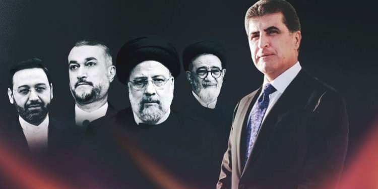 نچیروان بارزانی شهادت رئیس جمهور ایران و هیئت همراە را تسلیت گفت