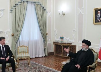 دیدار نچیروان بارزانی با رئیسی در تهران