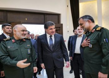 تاکید نچیروان بارزانی و فرمانده سپاه ایران بر تحکیم همکاری برای حفظ امنیت مرزها