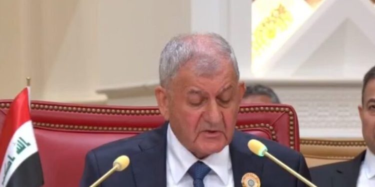 رئیس جمهور عراق: جنایات رژیم صهیونیستی مصداق نسلکشی است / کشور مستقل فلسطینی تشکیل شود