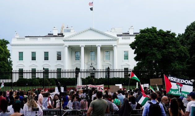 نگرانی کاخ سفید از یک تظاهرات عظیم در حمایت از مردم فلسطین