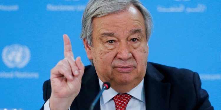 آنتونیو گوترش: این وحشت در غزه باید متوقف شود