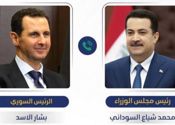 تاکید السودانی و اسد بر ارتقای سطح هماهنگی امنیتی بین عراق و سوریه