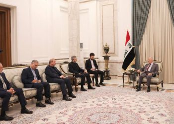 رایزنی سرپرست وزارت خارجە ایران با رئیس جمهور عراق