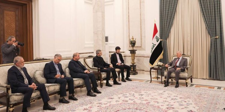 رایزنی سرپرست وزارت خارجە ایران با رئیس جمهور عراق