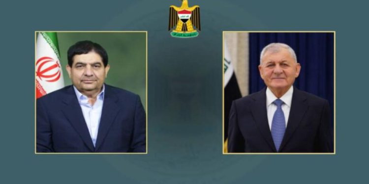 تاکید رشید و مخبر بر گسترش همکاریهای عراق و ایران