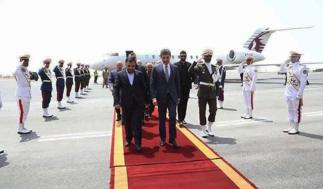 ورود نچیروان بارزانی به تهران