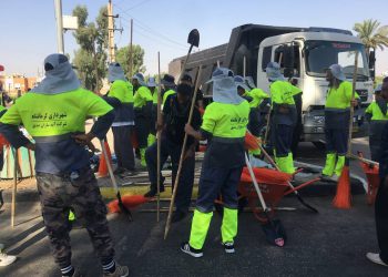 اعزام ۳۰۰ نیروی شهرداری کرمانشاه به مرز خسروی برای ارائه خدمات زوار حسینی