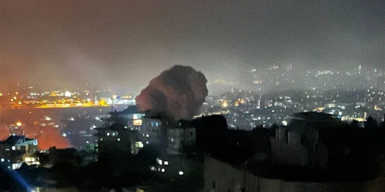 ادامه تجاوزات هوایی و دریایی رژیم صهیونیستی به ضاحیه