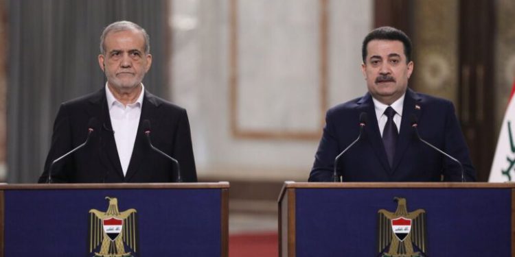 السودانی: اجازه نمی‌دهیم تهدیدی از خاک عراق متوجه ایران باشد