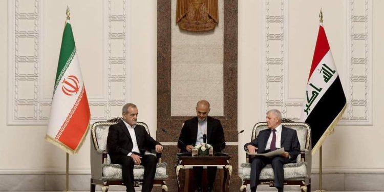 رشید در دیدار پزشکیان: از تقویت همکاری برای مبارزه با تروریسم و تحکیم امنیت مرزها حمایت میکنیم