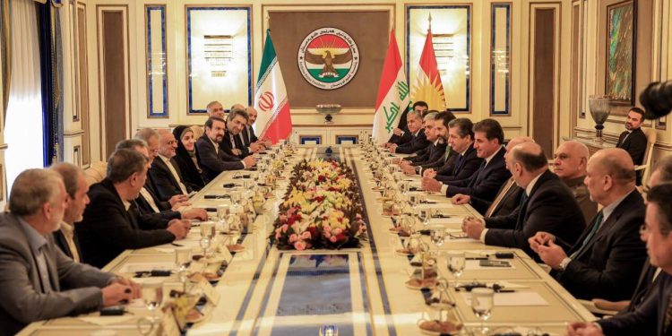 مذاکرات رئیس جمهور ایران با ریاست و هیئت وزیران اقلیم کردستان