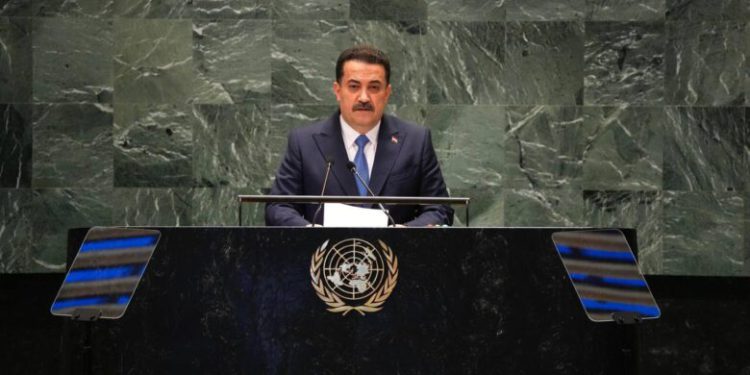 السودانی در سازمان ملل: عراق به اصل عدم استفاده از اراضی خود برای حمله به کشورهای دیگر پایبند است