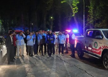 مانور «ساعت صفر» زلزله در کرمانشاه برگزار شد