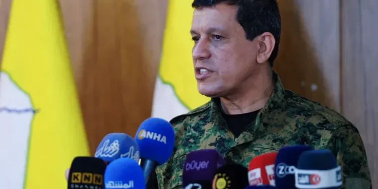 ابتکارعمل فرماندە نیروهای کرد سوری برای جلوگیری از حملە ترکیە