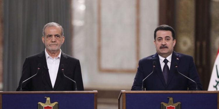 تاکید السودانی و پزشکیان بر تلاش برای جلوگیری از وخامت اوضاع در سوریه